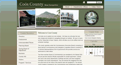 Desktop Screenshot of cooscountynh.us