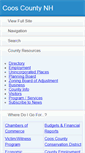 Mobile Screenshot of cooscountynh.us