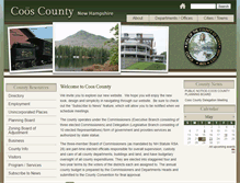 Tablet Screenshot of cooscountynh.us